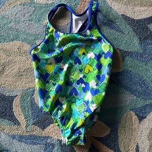 Girls Speedo One Piece Swimsuit size 6